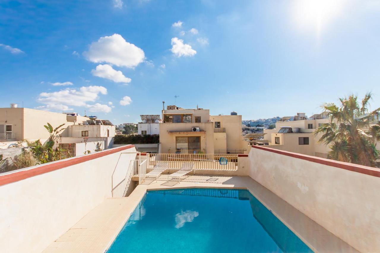 Pool And Sea Merill Apartments - Happy Rentals Mellieħa Extérieur photo