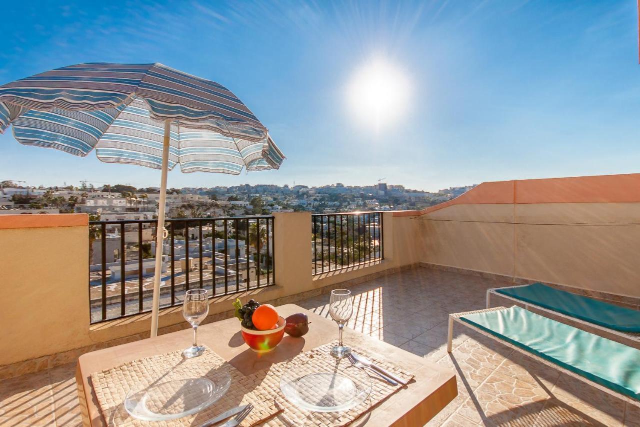 Pool And Sea Merill Apartments - Happy Rentals Mellieħa Extérieur photo